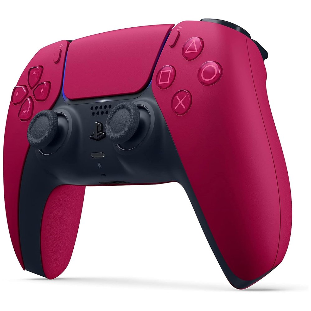 Controle Sony DualSense PS5 Sem Fio Cosmic Red Vermelho Microfone Gatilhos Adaptaveis
