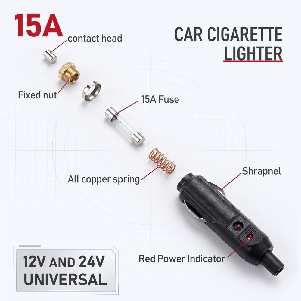 Plug  Para Tomada Acendedor Automotivo ,Alta Qualidade