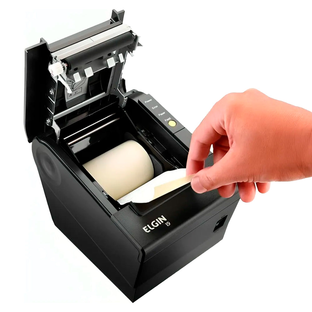 Impressora Térmica Não Fiscal Elgin i9 Full com Guilhotina, Conectividade USB, Serial DB-9 e Ethernet, Bivolt