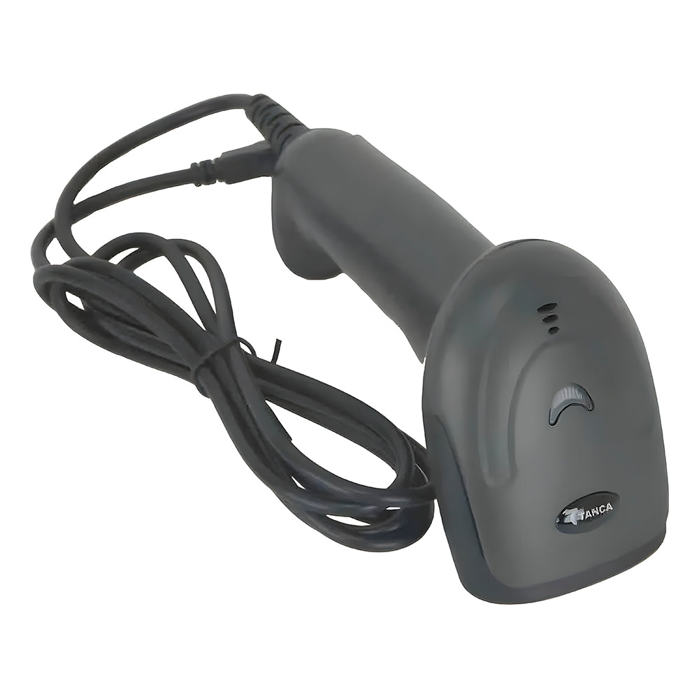 Leitor de Código de Barras USB Tanca TL-120, Sensor CCD 625nm, Leitura 1D, Velocidade de 300 Scans/seg, Cabo 2m