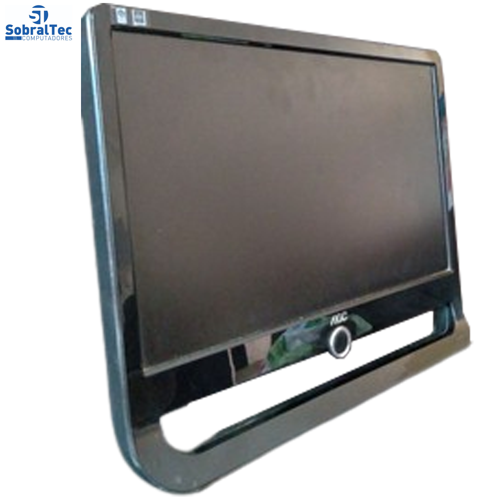 Monitor Led 18,5" Widescreen Preto AOC F19lbr 8396 Semi Novo Sem Caixa e Sem Cabos