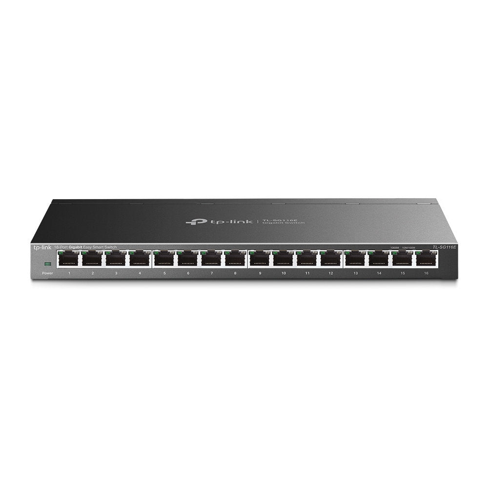 Switch 16 Portas Tp-Link Easy Smart Gigabit 10/100/1000Mbps (TL-SG116E)