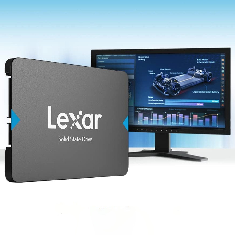 SSD Lexar NQ100 SATA III 960GB 2,5" 6Gb/s Leitura de Até 550Mb/s Gravação de Até 500Mb/s
