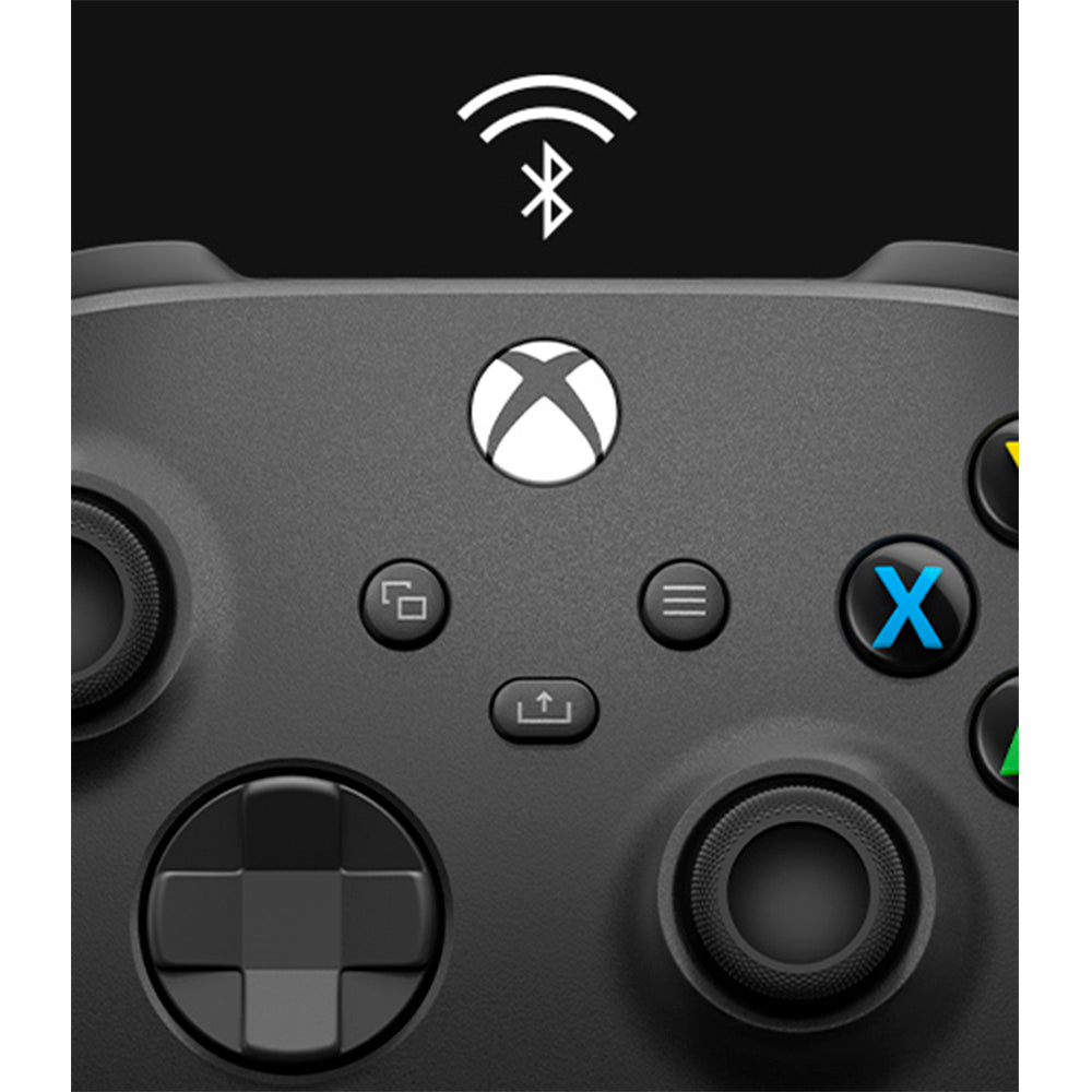 Controle Sem Fio Para Xbox Series X Original Microsft Com Cabo USB, Carbon Black