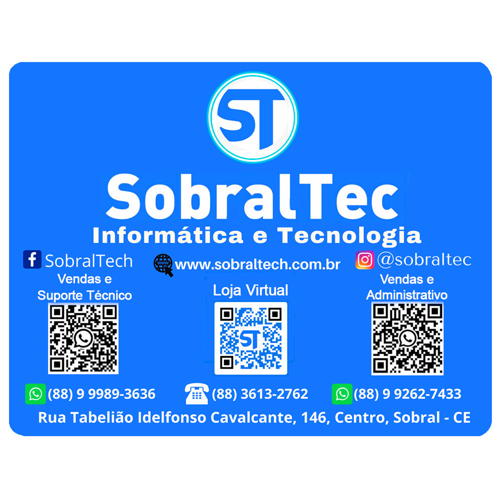 Computador Core i5-2320, Memória RAM 8GB, SSD 240GB, GT-H61 Com Slot M2, Rede Gigabit, MT-32BK, Windows, MousePad Brinde