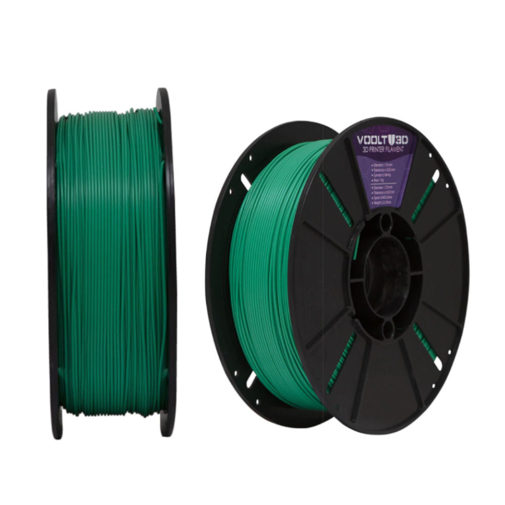Filamento PLA Verde Velvet High Speed 1kg 1.75mm Premium Acabamento Aveludado