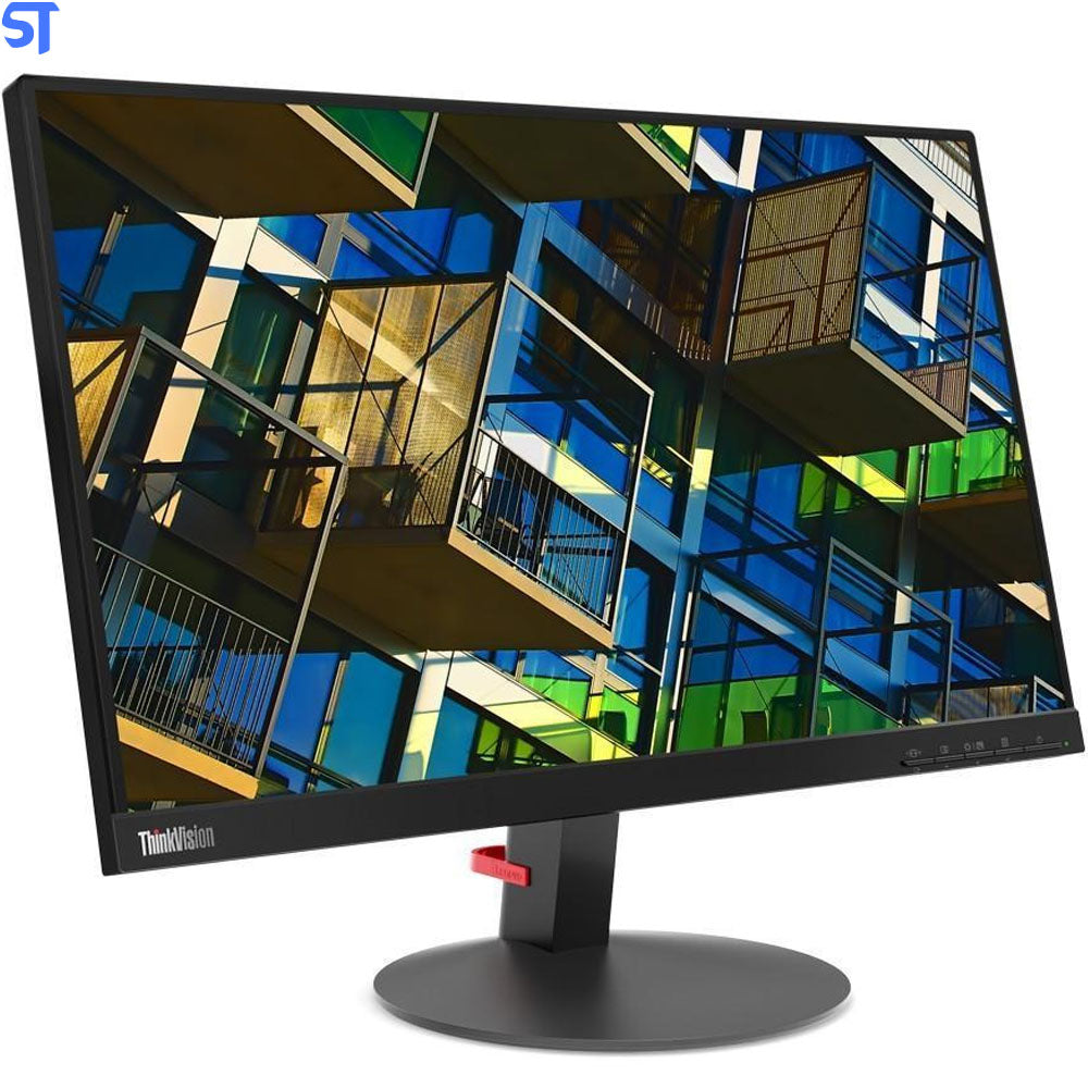 Monitor Lenovo 21.5" ThinkVision S22e-18 Full HD Wide FreeSync 4 ms VA - 61FAKBR1BR, Base LTPS Com Ajuste de Altura