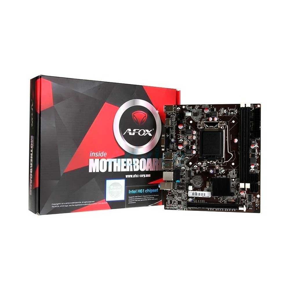 Placa Mãe Micro Atx Lga 1156 Ddr3 H55 Afox Ih55-Ma4 Micro -Vga-hdmi