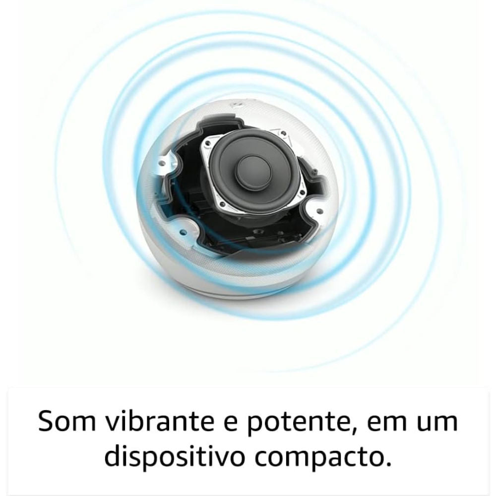 Echo Dot 5ª Geração Smart Speaker com Alexa, Inteligência Artificial, Bluetooth, Alto-Falante Inteligente, Azul-marinho