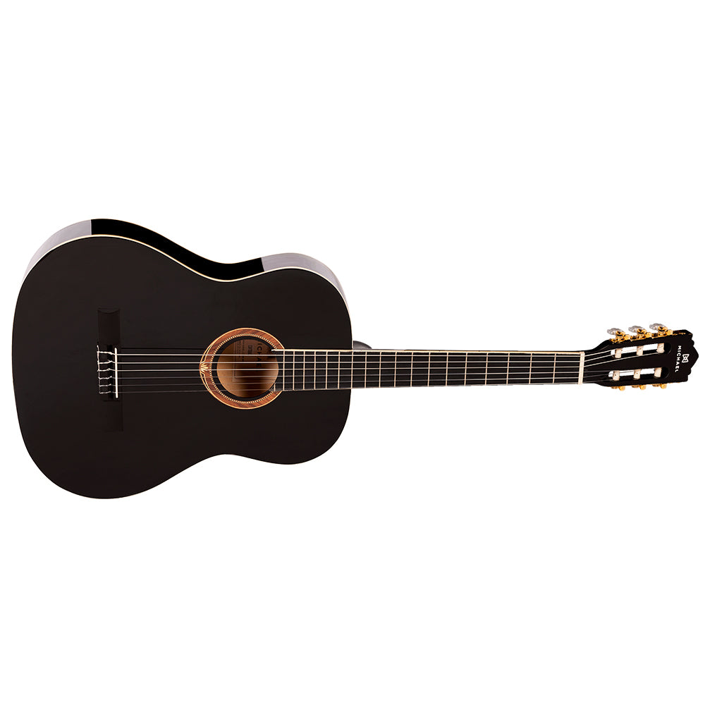 Violão Acústico Michael Vm15Ny Preto Clássico Nylon