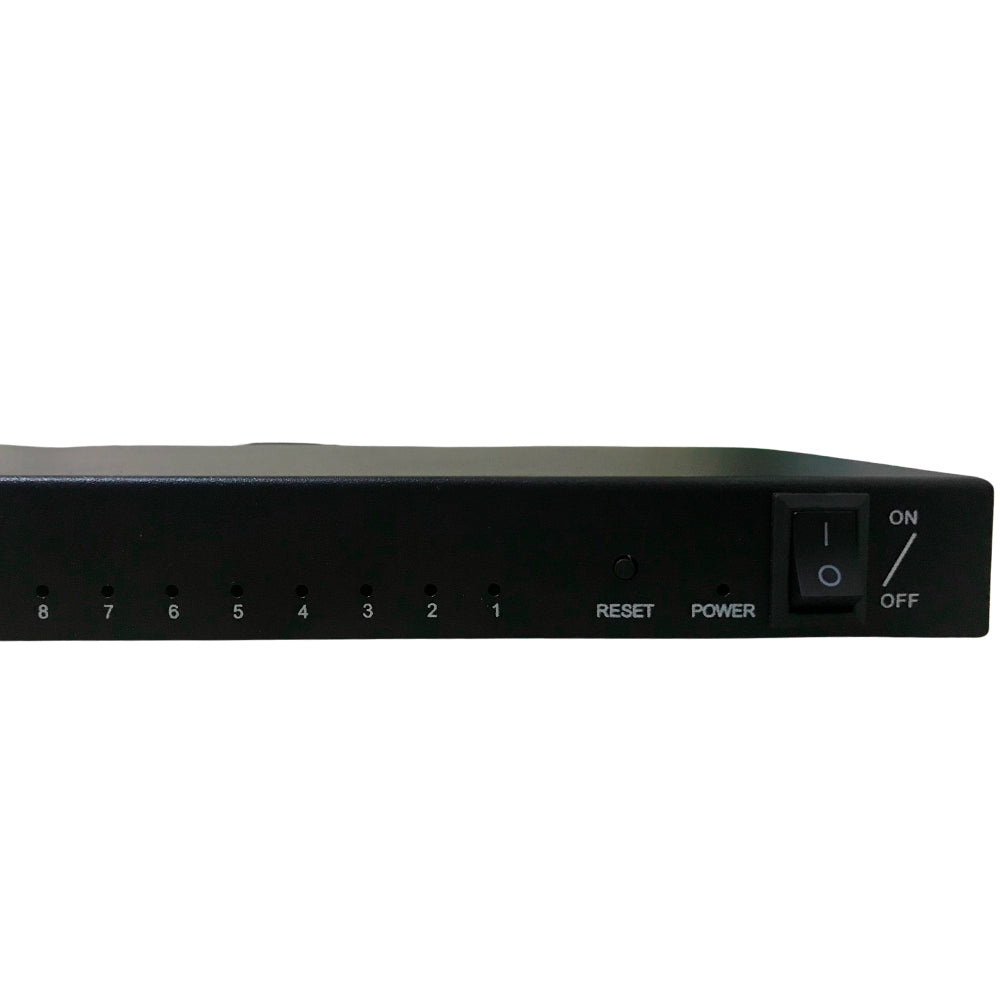 Switch Splitter Distribuidor HDMI 8 Portas (1 Para 8 Portas de Saída HDMI), Conexões Para Multimídia KNUP - KP-SW100