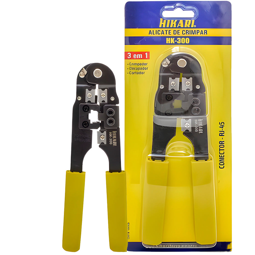 Alicate de Crimprar RJ45 HK-300 - Hikari