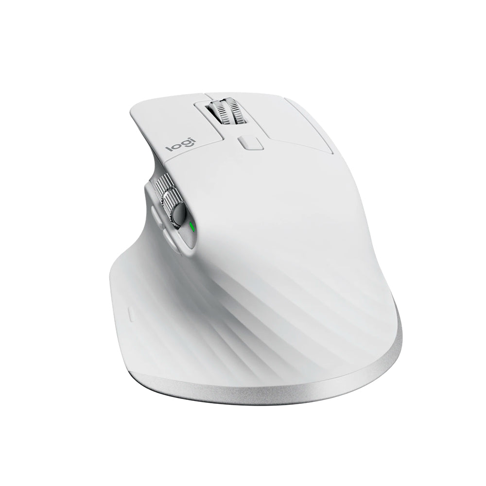 Mouse Logitech MX Master 3S, 7 Botões, 8.000 DPI, Bluetooth Wireless, Cinza Claro