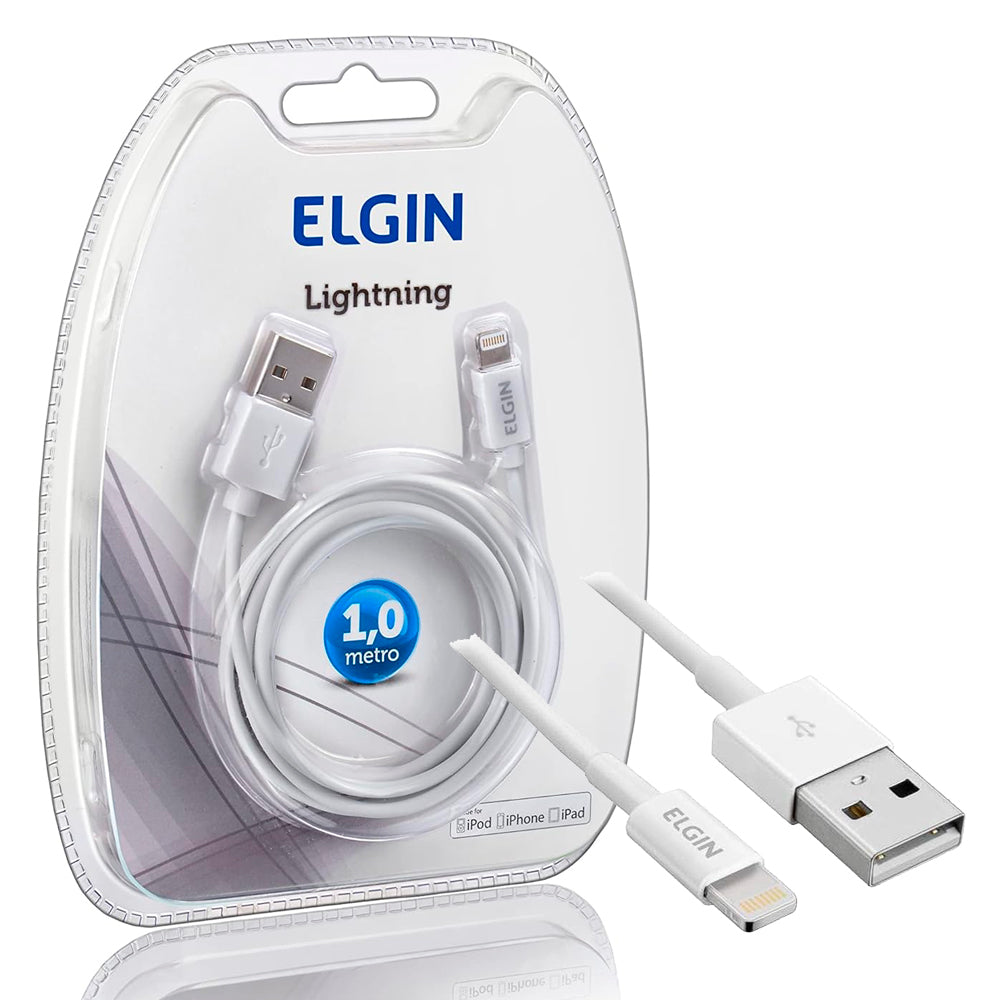 Cabo de Carregamento Tipo Lightning Elgin 1M - 46RCAPPLE000