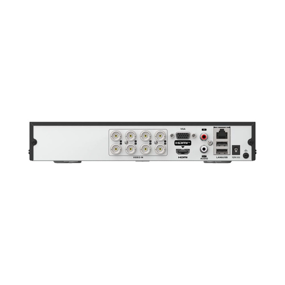 Gravador Digital 8 Canais Turbo Hikvision HD DVR 7200 Series H.265 1080P HDMI DS-7208HGHI-M1