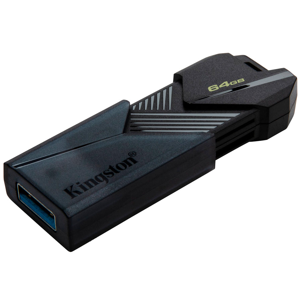 Pen Drive Kingston DataTraveler Exodia Onyx 64GB USB 3.2 Gen1, Preto Fosco, Tampa Deslizante - DTXON/64GB