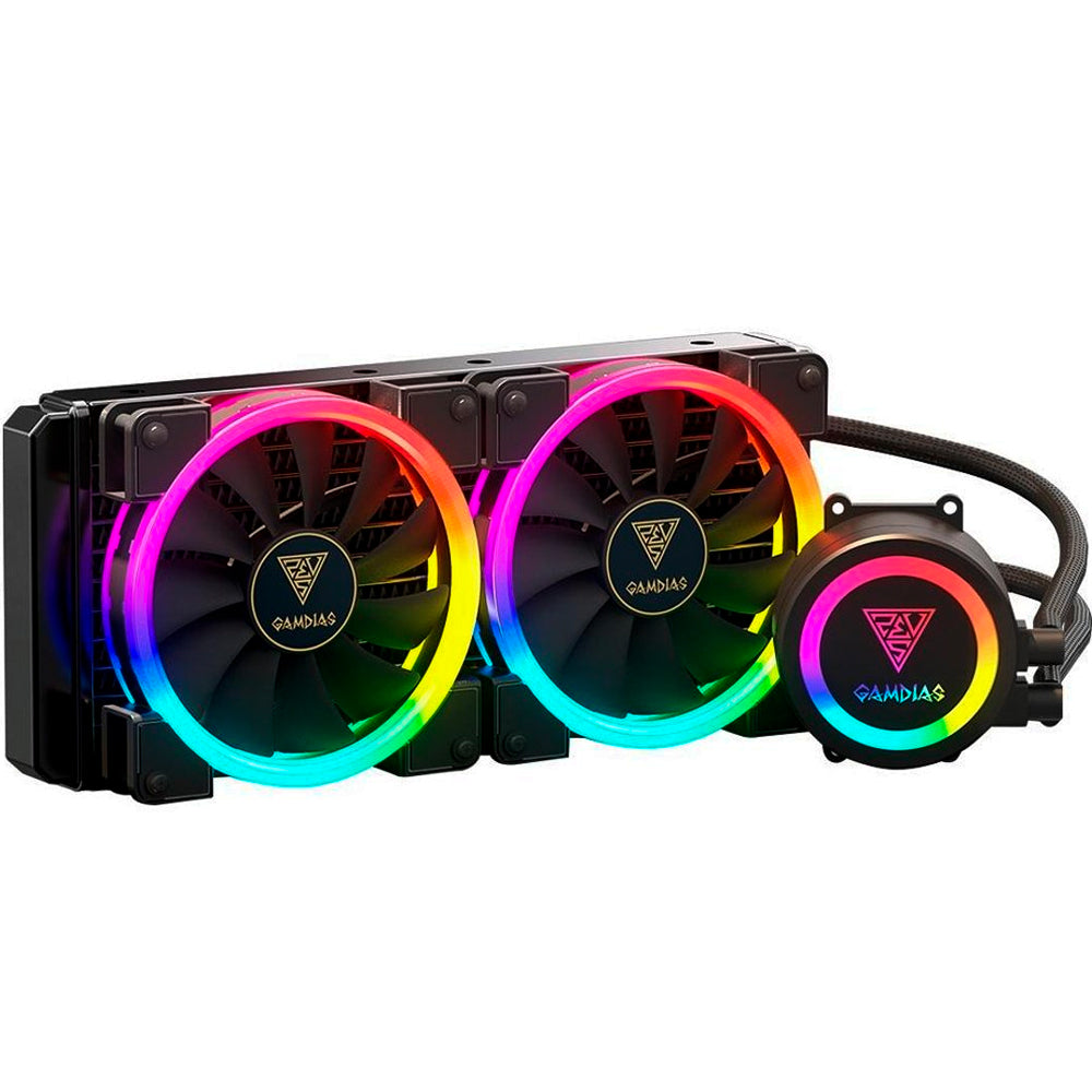 Water Cooler Gamdias Chione M2-240R, RGB, Controlador, 240mm, Intel-AMD