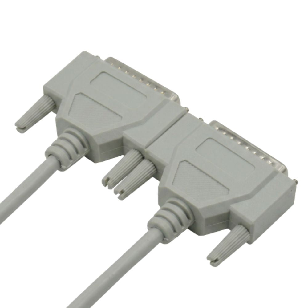 Cabo Serial RS232 DB25 Macho x Macho 25 Pinos Para Impressora PC Automação