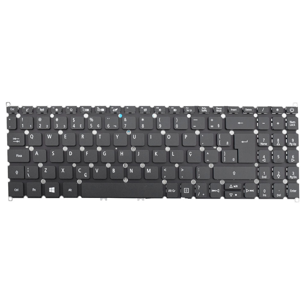 Teclado Notebook Compatível Acer Aspire 5 A515-52G A315-54 A315-42G A115-31, ABNT2, Sem Moldura, Preto, BringIT