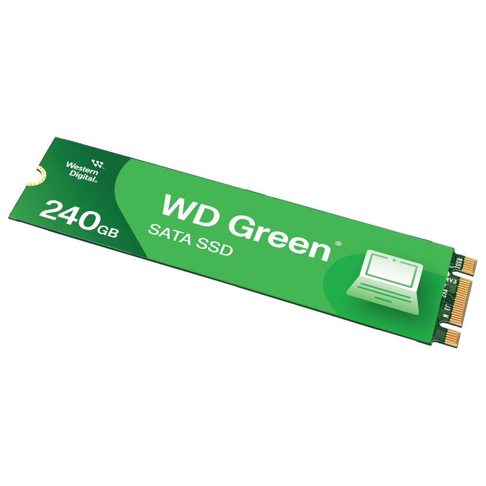 SSD Western Digital WD Green 240GB, SATA III 6Gb/s M.2 2280, Leitura 545MB/s WDS240G3G0B
