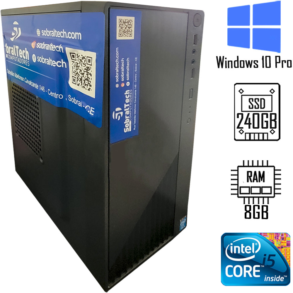 Computador Intel Core i5 - 8GB RAM -SSD 240GB- Windows 10 Pro