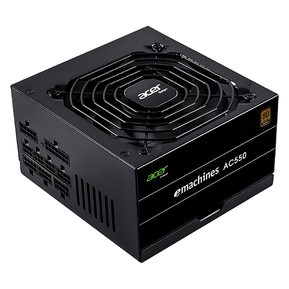 Fonte ATX Gamer 550W Real, 80 Plus Bronze, Full Modular, PFC Ativo, Acer AC550