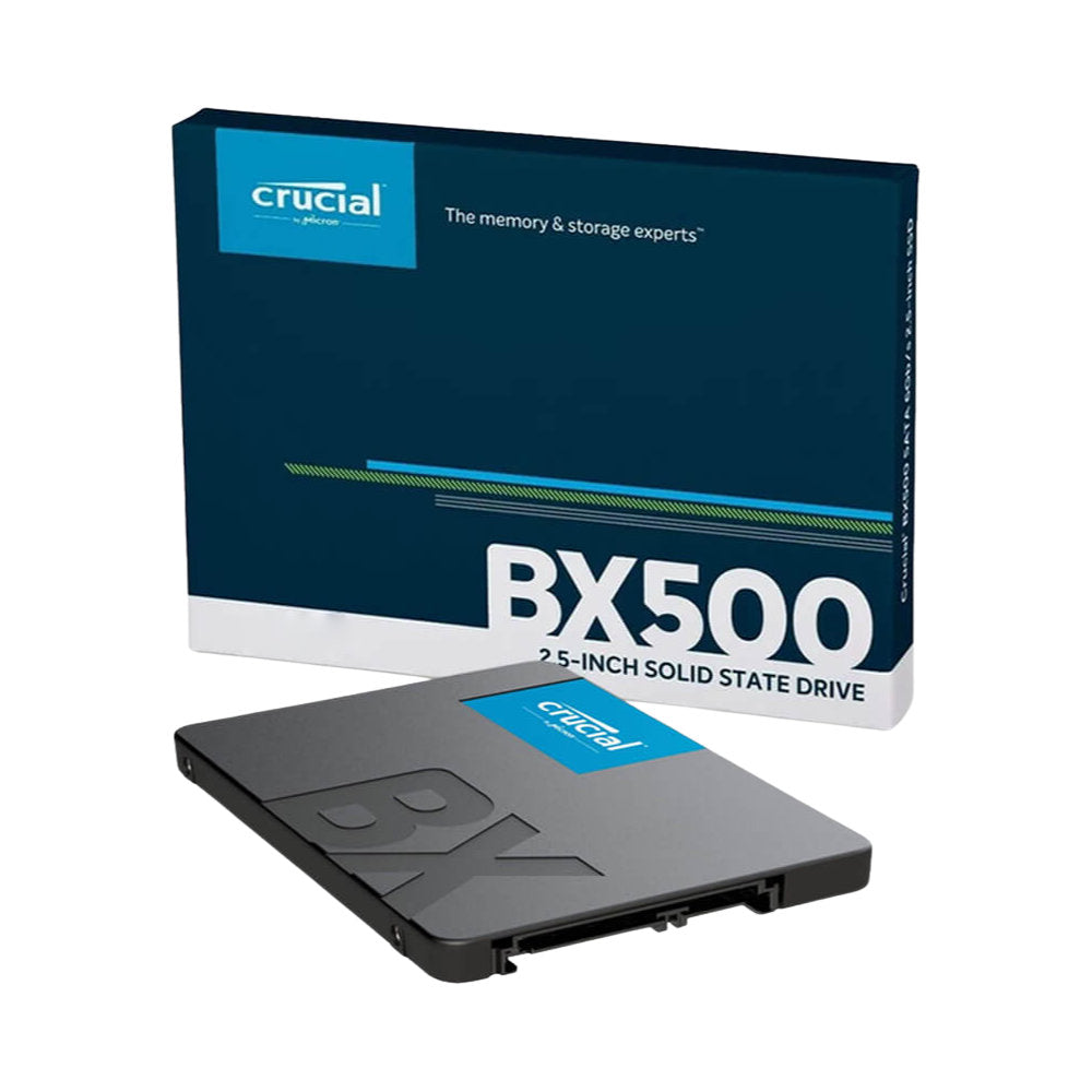 SSD Crucial BX500 2TB 2.5" SATA III, 3D NAND, Leitura 540MB/s, Gravação 500MB/s, CT2000BX500SSD1