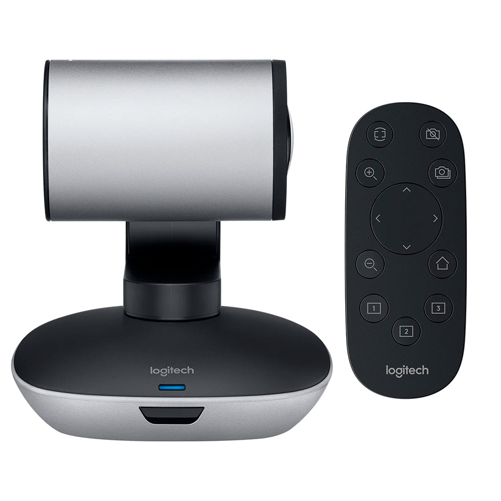 Webcam Logitech PTZ Pro 2 Full HD 1080p com Zoom Óptico 10x, Pan/Tilt Motorizado e Controle Remoto