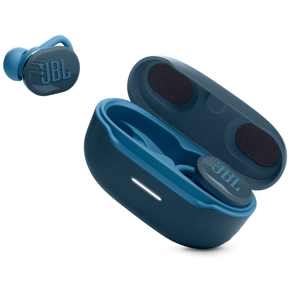 Fone Sem Fio JBL Endurance Race TWS Bluetooth Esportivo À Prova D'água IP67 30h Azul Marinho