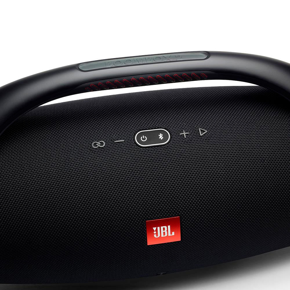 Caixa de Som Portátil JBL Boombox 2, RMS 80W, Bluetooth 5.1, À Prova D'Água, JBLBOOMBOX2BLK, Preto