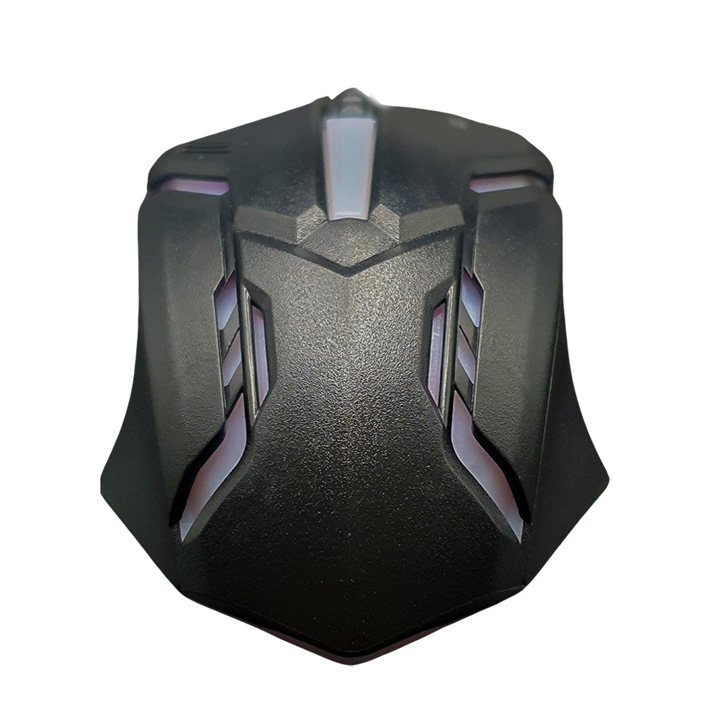 Mouse Gamer USB, 1.200 DPI, LED RGB Multicores, 4D Fighter, Preto, Exbom - MS-62