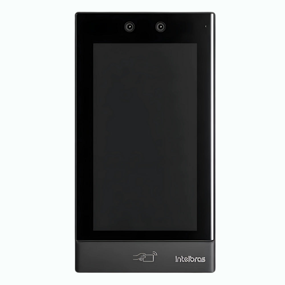 Controladora Acesso Facial SS 5531 MF W Intelbras, Com Leitor RFID e Acesso Por QR Code