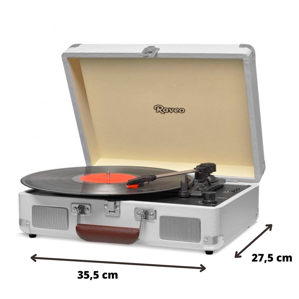 Vitrola Sonetto Chrome Raveo Usb Sand Cor Areia Bivolt