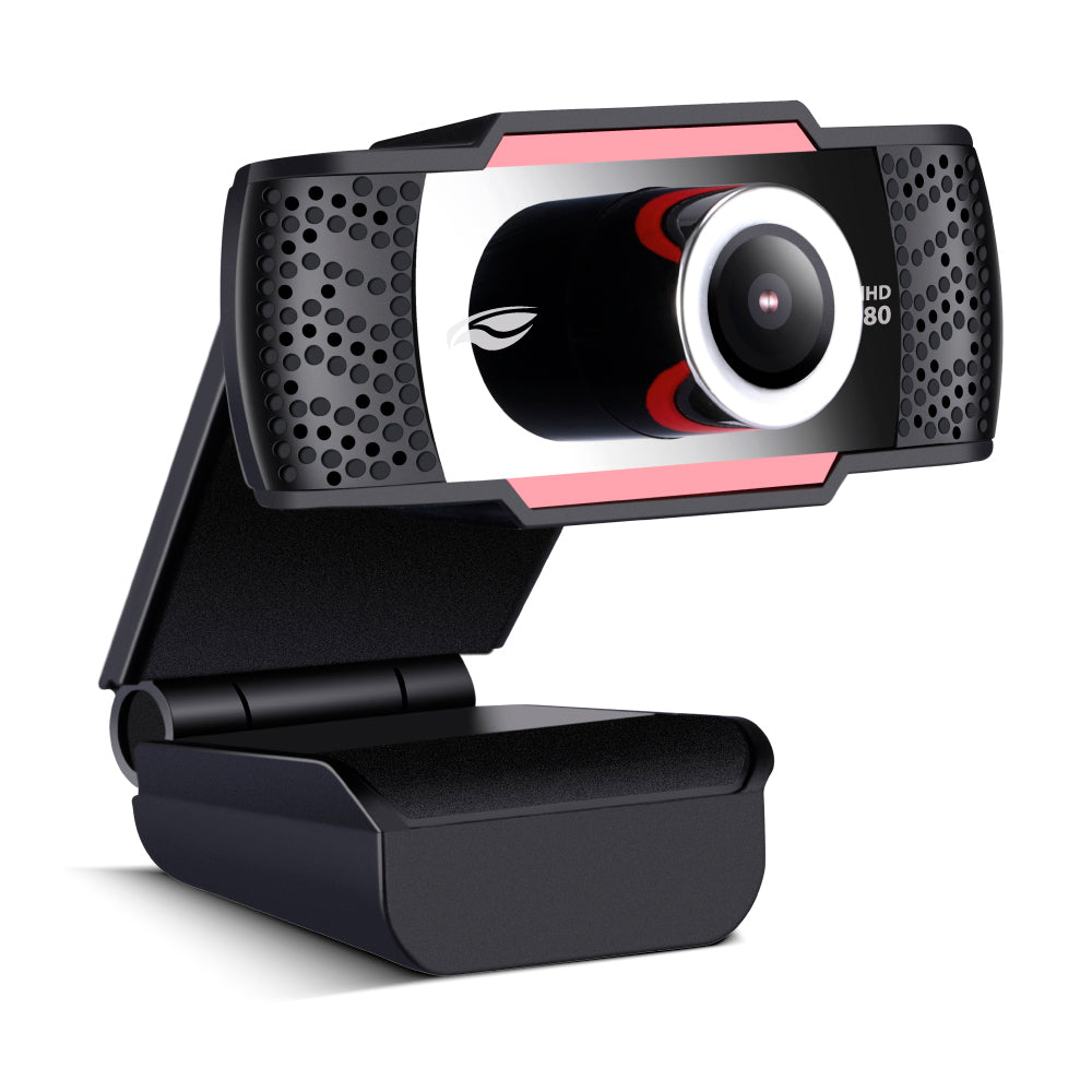 WebCam Full HD 1080P Com Microfone USB 2.0 Plug And Play C3Tech WB-100BK