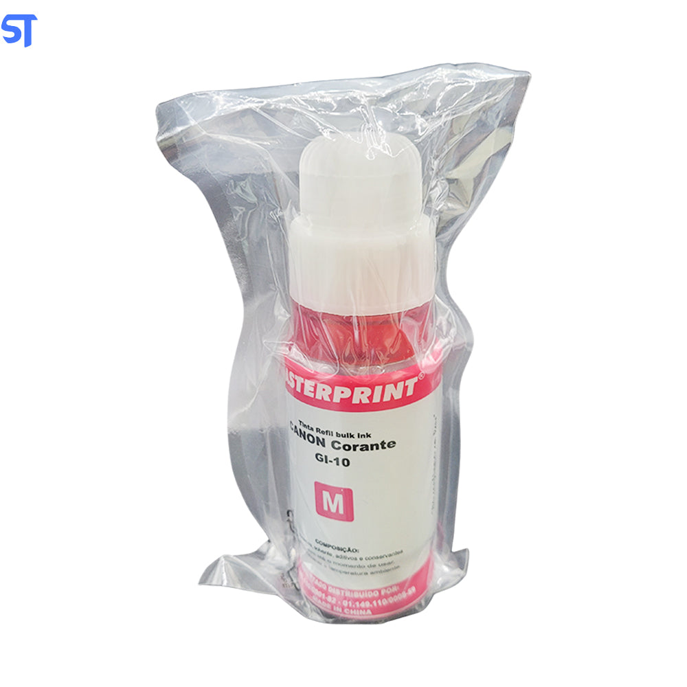 Refil de Tinta Compatível Canon Bulk Ink GI-10 Corante Magento 70ML MasterPrint