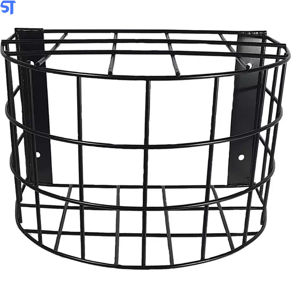 Grade De Proteção Gaiola Para Câmera De Segurança Cftv Redonda Preta