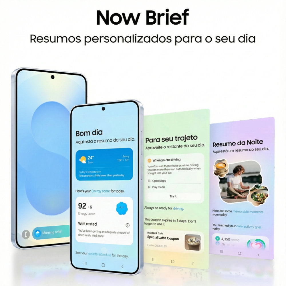 Smartphone Samsung Galaxy S25 5G Octa Core 256GB 12GB RAM Tela 6.2" Câmera Tripla - Azul Marinho