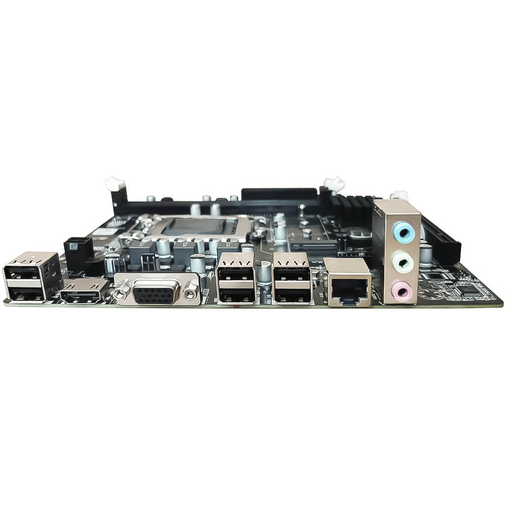 Placa Mãe Soquete 1155 H61 DDR3 -Com Slot Para SSD M2 -Pci Express e Hdmi Goldentec - Gt-H61 M2, Rede Gigabit