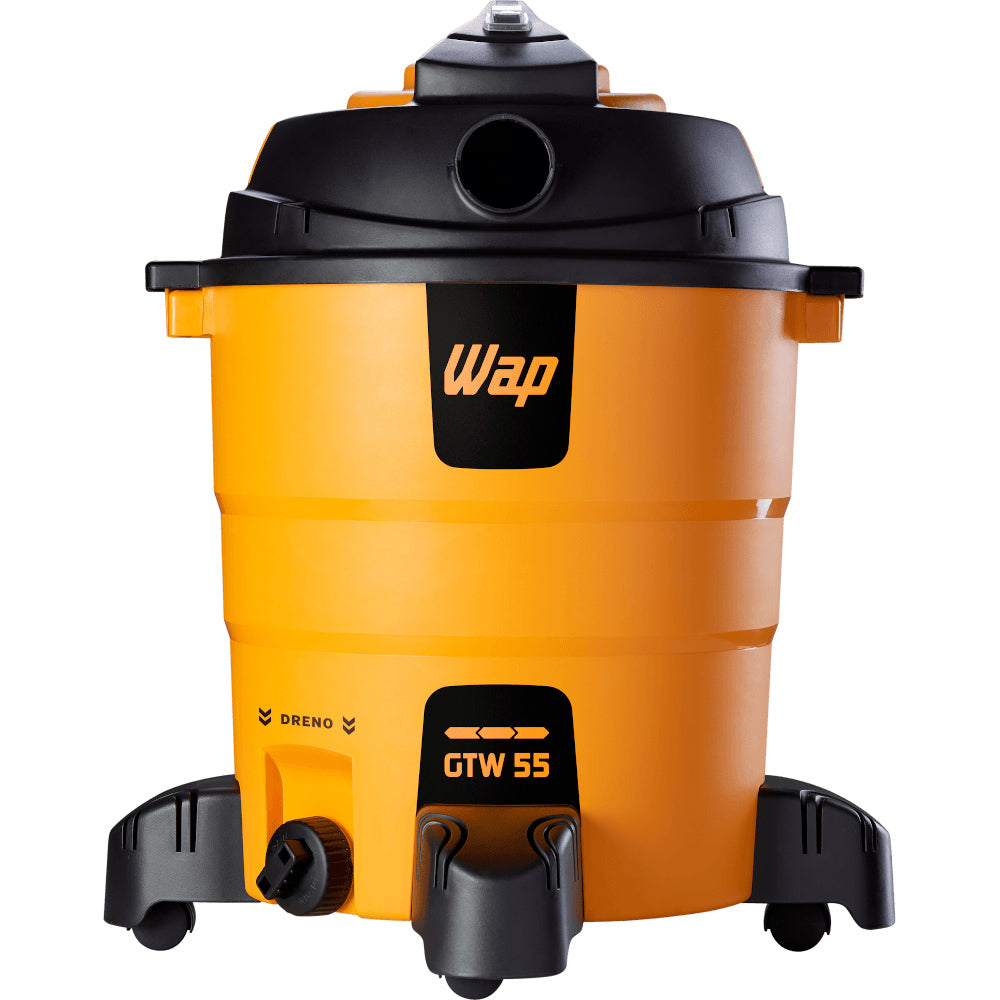Aspirador de Pó e Água Profissional WAP GTW 55 - 1600W, 55L, Filtros HEPA e Espuma, Função Sopro, Cabo 5m, 220V