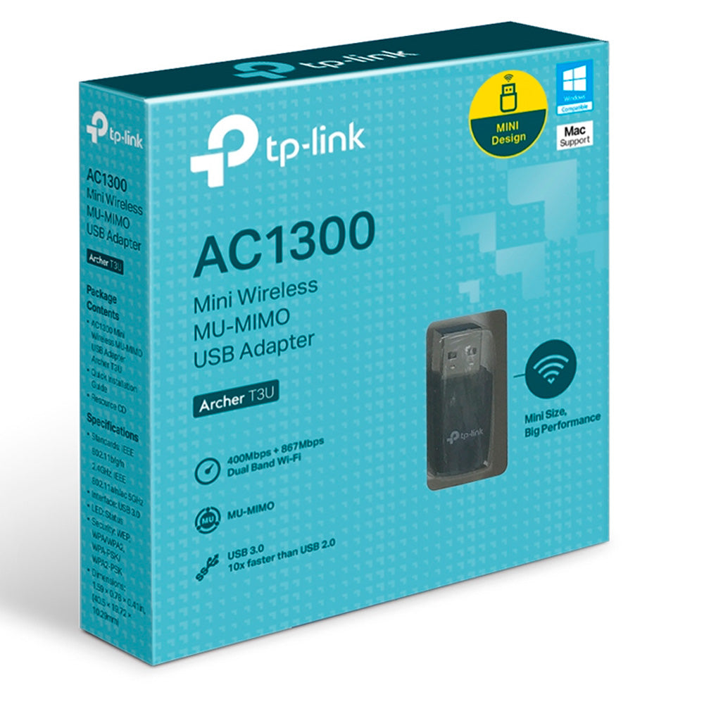 Adaptador Wireless USB PCI TP-Link Archer T3U Router AC1300 Dual Band