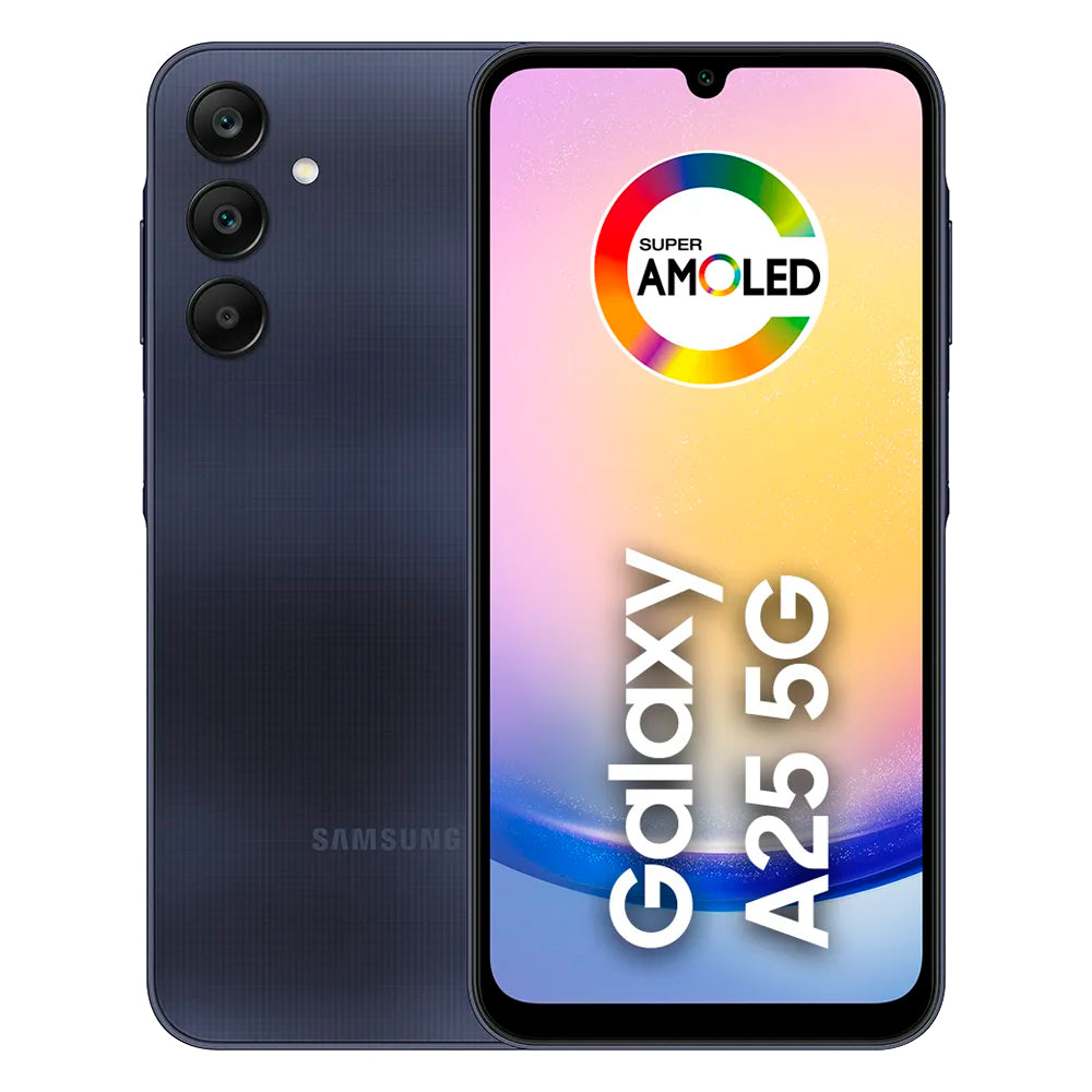 Smartphone Samsung Galaxy A25 RAM 6GB 128GB 5G, Dual SIM, Tela 6.5", Câmera Traseira 50+8+2MP Frontal 13MP - Azul Escuro