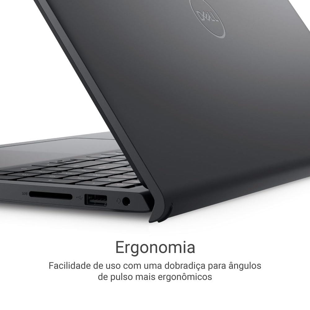 Notebook Dell Inspiron 15 I15-I1300-A30P 15.6" FHD 120Hz Intel Core i5-1334U, RAM 8GB DDR4, 512GB NVMe, Win11, Preto