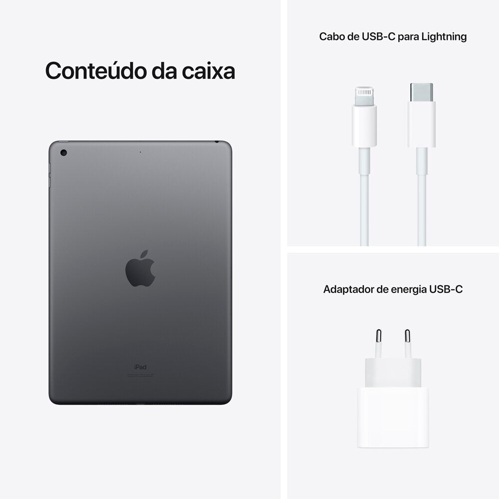 iPad Apple (9° Geração) A13 Bionic (10,2", Wi-fi, 64GB) ( MK2K3BL) Cinza-Espacial