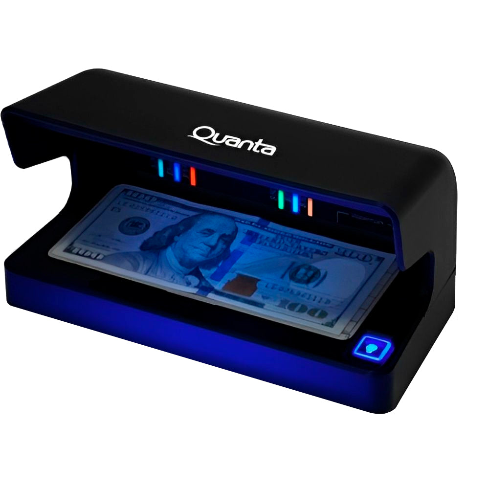 Detector de Dinheiro Falso Quanta QTDBF30 - Preto