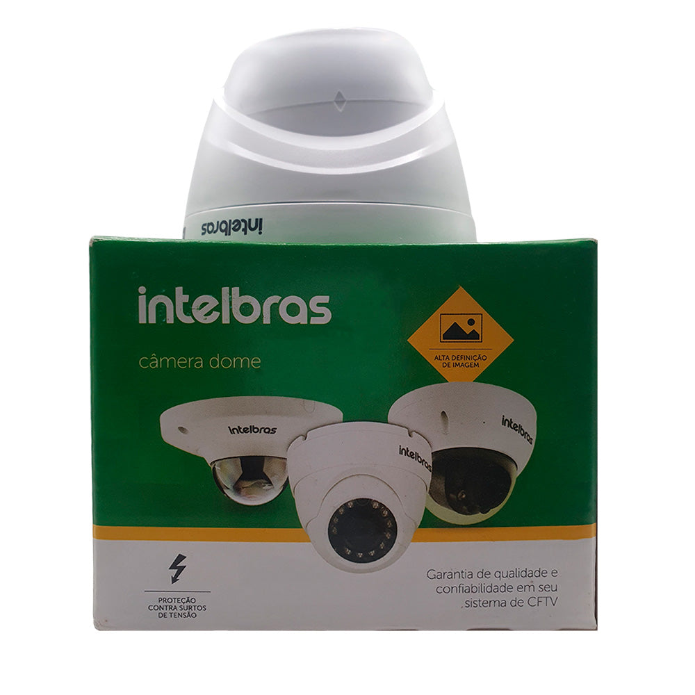 Câmera de Segurança Full HD Intelbras VHD 1420 Dome, 1440P 4 Megapixels, Lente Infravermelha, 2.8mm