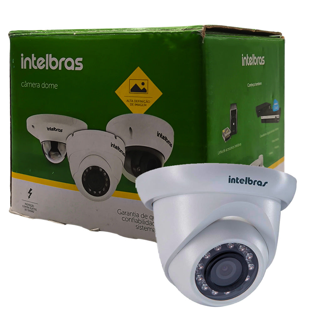 Câmera de Segurança Intelbras IP Dome, VIP S4020 G2, HD 720P, IR 20m, 2.8mm, 1MP