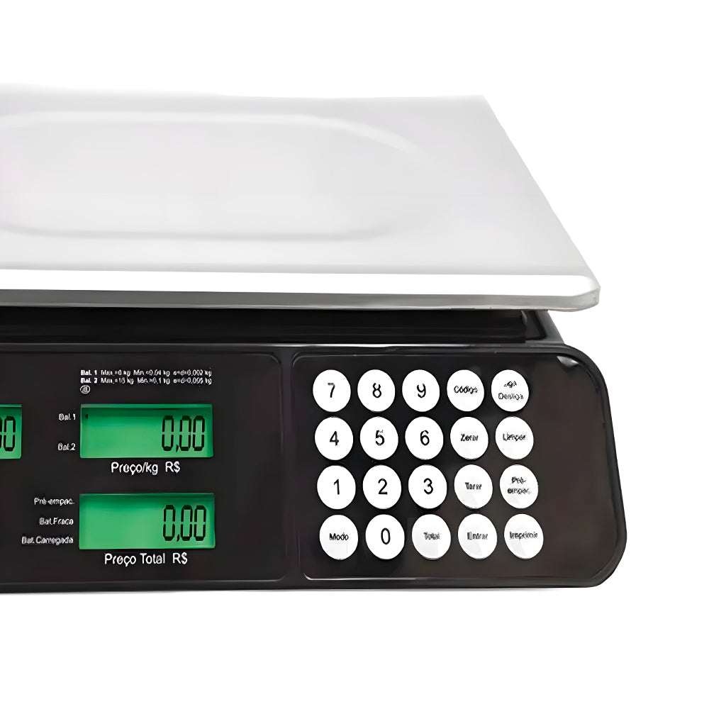 Balança Eletrônica Computadora de Bancada, Bivolt, Toledo Prix 3 Plus