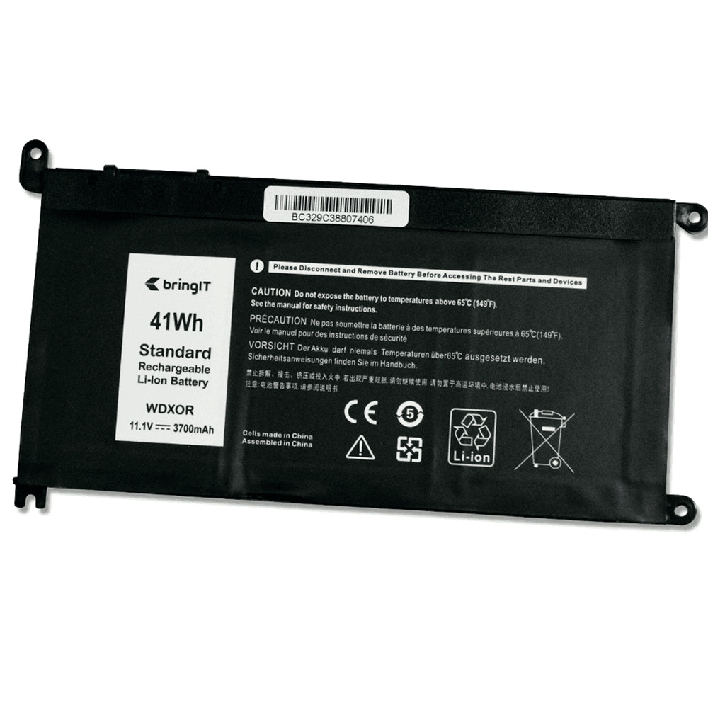 Bateria Notebook Compativel Com Dell Inspiron WDX0R - 11.1V -3700mAh, 41WH - Polimero