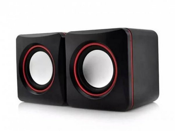 Mini Caixa De Som 2.0 Usb Computador Notebook D-02A
