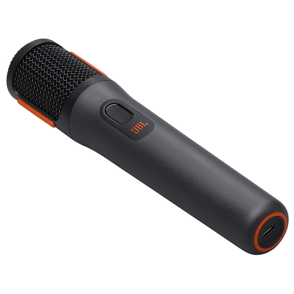 Par de Microfone Sem Fio, JBL PartyBox Wireless Mic, Receptor UHF de Canal Duplo, JBLPBWIRELESSMIC - Preto